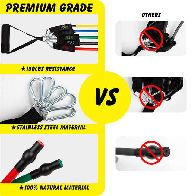 Resistance Bands, Resistance Band Set, Workout Bands, Exercise Bands for Men and Women, Exercise Bands with Door Anchor, Handles, Legs Ankle Straps for Muscle Training, Physical Therapy, Shape Body